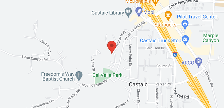 map of 31565 Hipshot Castaic, CA 91384